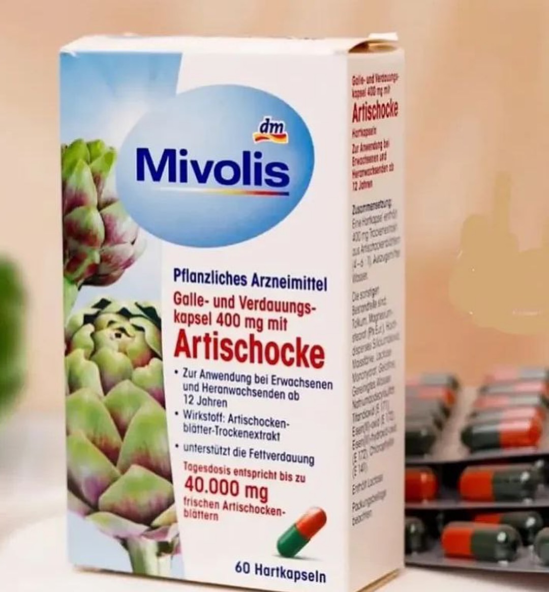 کپسول گیاهی Mivolis با عصاره آرتیشو(کنگر فرنگی)