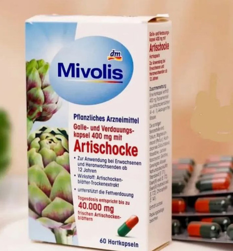 کپسول گیاهی Mivolis با عصاره آرتیشو(کنگر فرنگی)