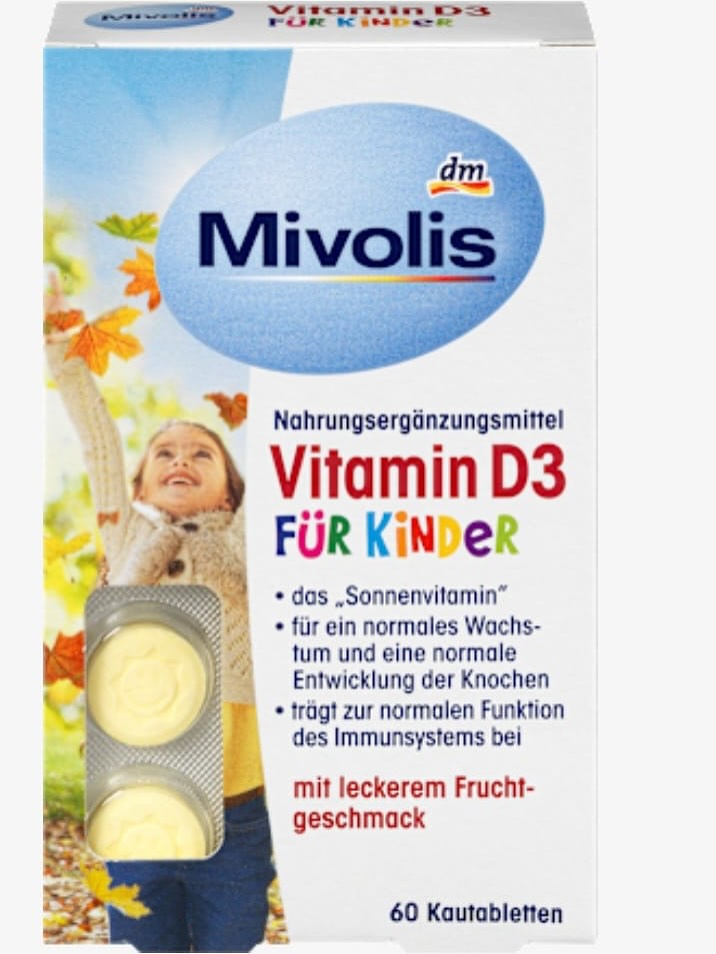 مکمل ویتامین D3 برای کودکان Mivolis