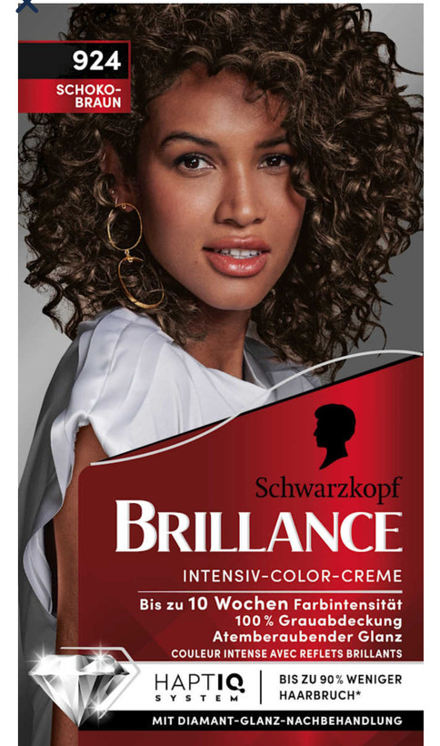 گ موی قهوه ای شکلاتی شوارتزکوف Schwarzkopf Brillance Intensive Color-Creme