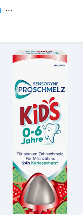 خمیردندان کودکان برای دندانهای شیری ۰تا۶سال Sensodyne ProSchmelz Kids