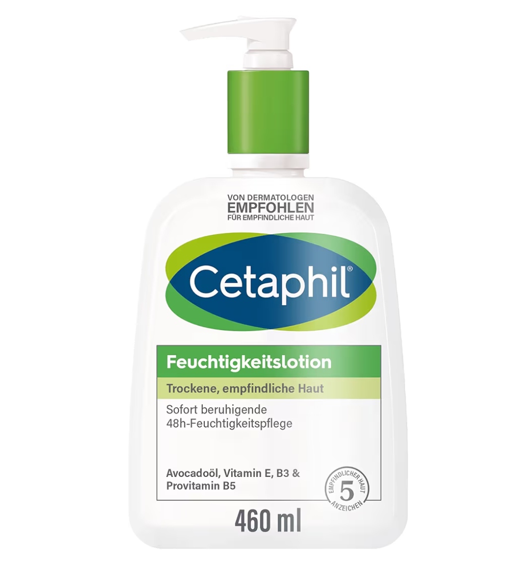 لوسیون مرطوب‌کننده 465 ml ستافیل Cetaphil Feuchtigkeitslotion اصل آلمان