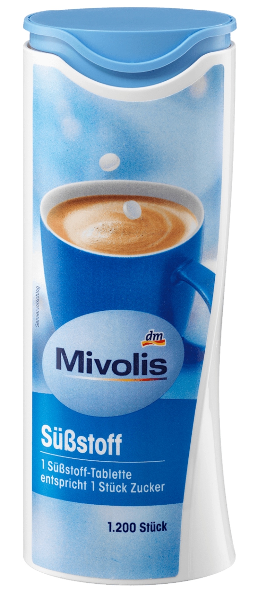 قرص شیرین‌کننده کم‌کالری میوولیس (Mivolis Süßstoff-Tabletten)