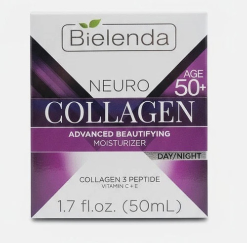کرم ضدچروک و مرطوبکننده پوست ۵۰+ بیلندا /بی یلندا (Bielenda Neuro Collagen 50+ Cream)