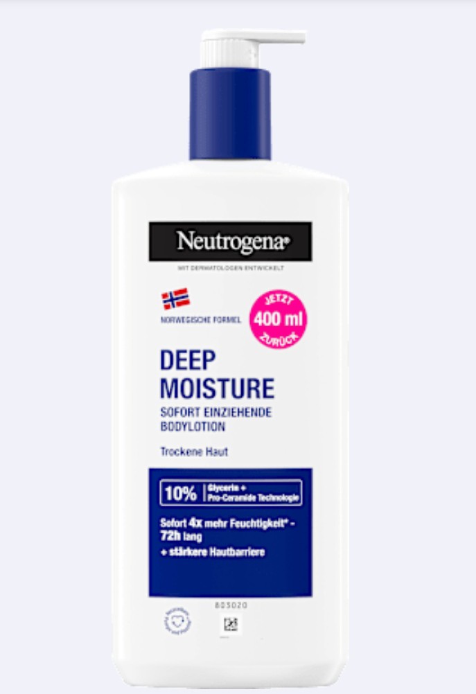 لوسیون بدن مرطوب‌کننده عمیق   با جذب سریع (Formula Deep Moisture Body Lotion)