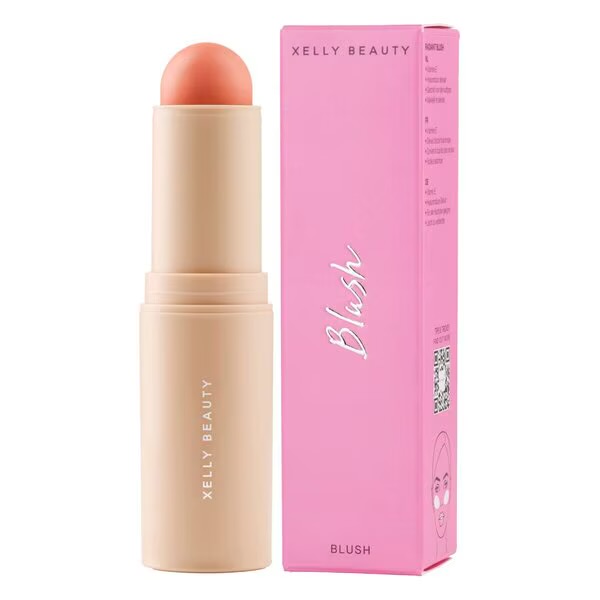 رژگونه کرمی Xelly Beauty مدل Radiant Blush – رنگ Coral Crush (۹ گرم)