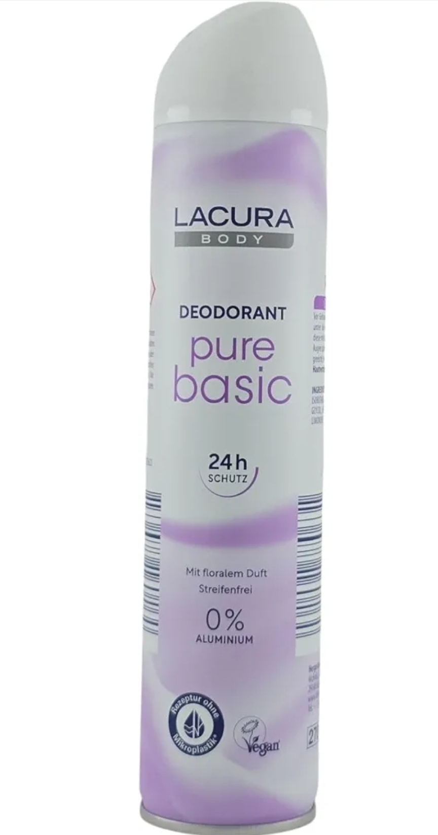 اسپری دئودورانت زنانه لاکورا پیور بیسیک (Lacura Pure Basic Deodorant Spray Purple)