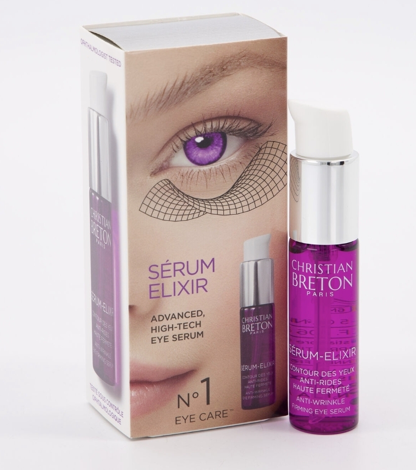 سرم دور چشم ضد چروک و سفت‌کننده کریستین برتون پاریس – Sérum Elixir Contour des Yeux Anti-Rides Haute Fermeté