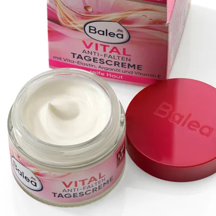  کرم روز ضدچروک غنیشده از Vita‑Elastin، روغن آرگان و ویتامین E