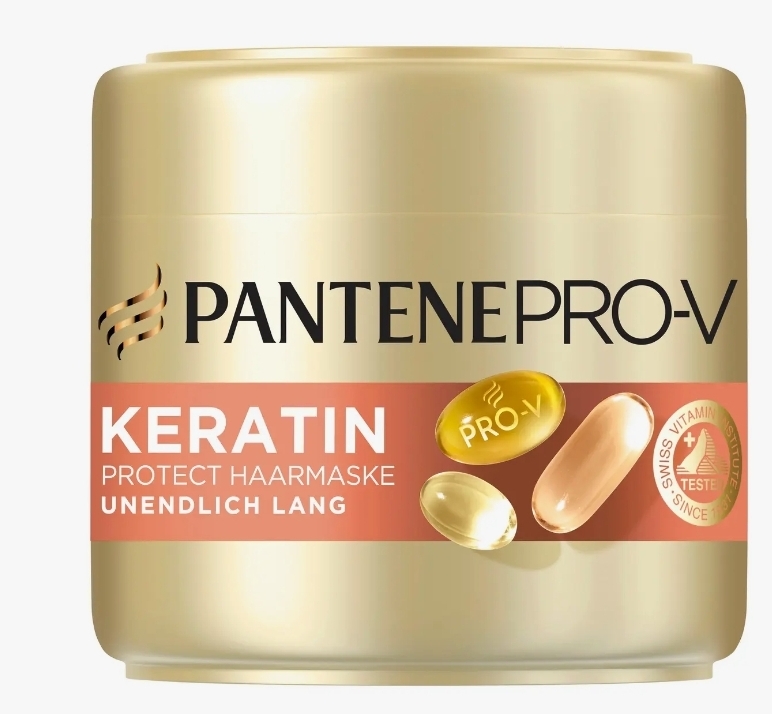 ماسک مو پرو وی با کراتین برای موهای بلند و آسیب‌دیده – PRO-V Active Nutri-Plex Keratin Protect Haarmaske Unendlich Lang