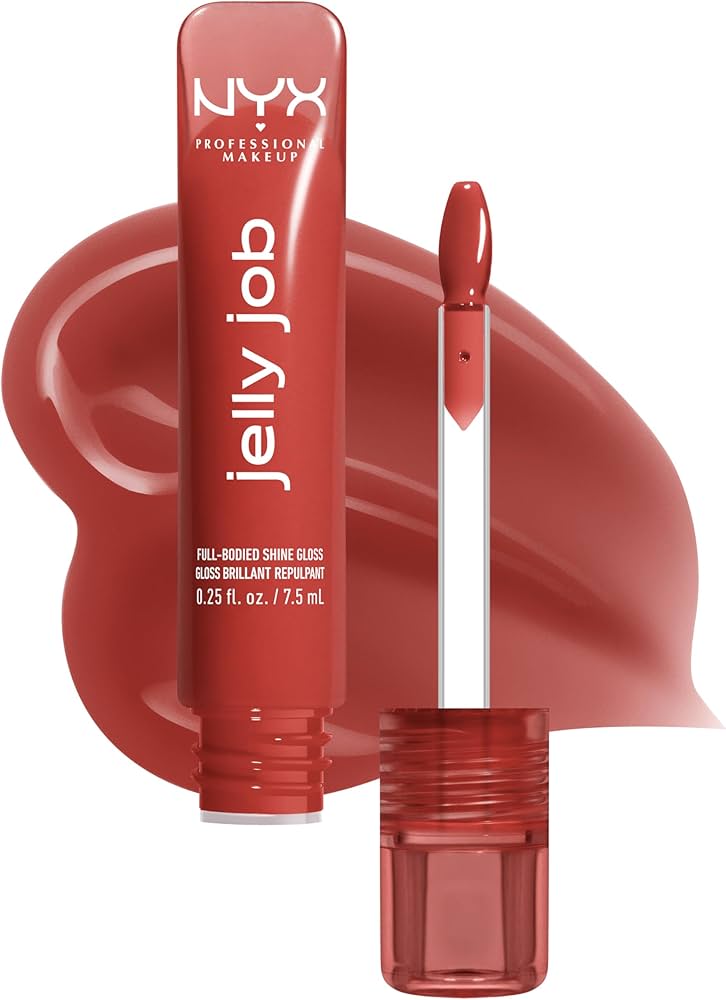لیپ گلاس حجیم کننده لب نیکس Jelly Job Full-Bodied Shine Glos